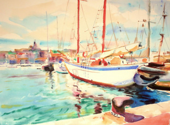 Named contemporary work « MARSEILLE », Made by PATRICK AMORSI