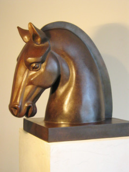 Named contemporary work « Cheval », Made by JEAN-LUC BOIGE