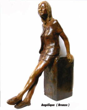 Named contemporary work « Angélique », Made by ARLETTE RENAUDIN