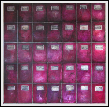 Named contemporary work « "Violet de Bayeux" », Made by BETTY GUZZO