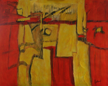 Named contemporary work « Confrontation », Made by ALAIN BERTHAUD