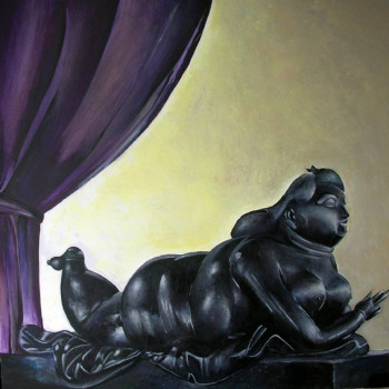 Named contemporary work « Reproduction : Botero », Made by L-SY