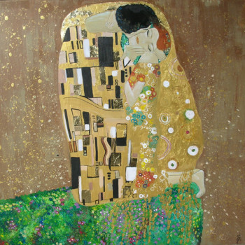 Named contemporary work « Reproduction : Gustave Klimt », Made by L-SY