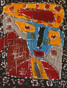 Named contemporary work « n° 69 », Made by JEAN LAROUILLE