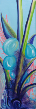 Named contemporary work « Coco Blue », Made by SYLVIANE