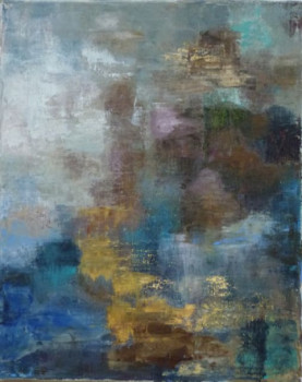 Named contemporary work « paysage abstrait », Made by LENA B