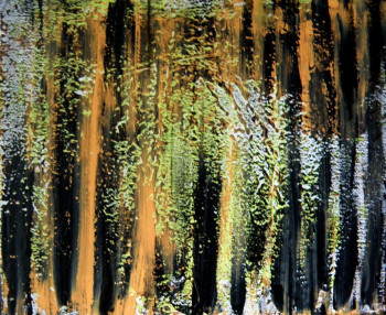 Named contemporary work « Forêt lointaine », Made by CHRYS. LEM.