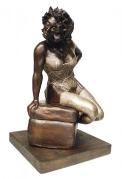 Named contemporary work « La belle mulâresse », Made by SYLVIANE BERNARDINI