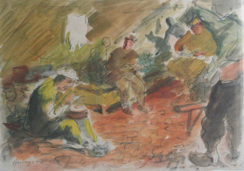 Named contemporary work « 00250 - La soupe », Made by HENRY SIMON