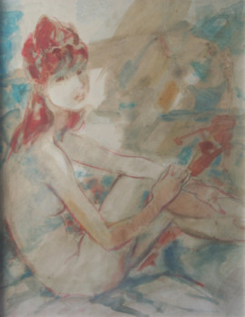 Named contemporary work « 02639 - Nu », Made by HENRY SIMON