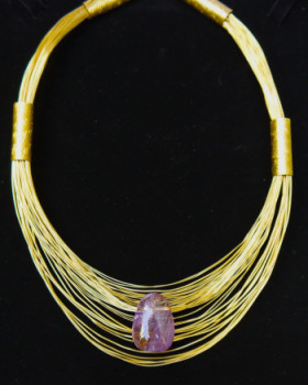 Named contemporary work « collier "Amelore" », Made by ROUGE D'OR
