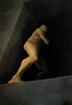 Named contemporary work « Homme et mur », Made by FRANçOIS FERRIER