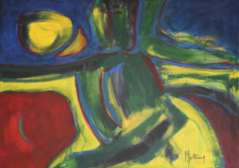 Named contemporary work « La nuit d'un faune », Made by ALAIN BERTHAUD