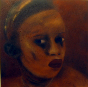 Named contemporary work « Femme Mursi », Made by FLANEEL