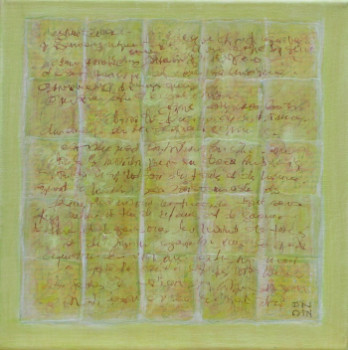 Named contemporary work « Epreuve de temps 6 », Made by ANDRéE CAZIN
