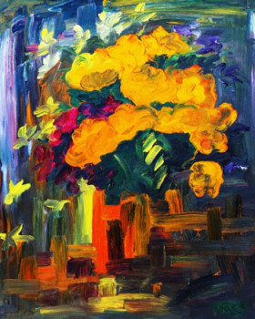 Named contemporary work « Wilted bouquet. », Made by ALEKSANDR KANDINSKY-DAE