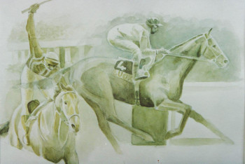 Named contemporary work « galop », Made by FRéDéRIC VIGNEAUD