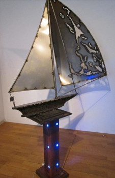 Named contemporary work « Plein vent », Made by ROGER  FLORES