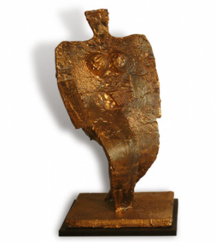 Named contemporary work « Vénus dansante dorée 2 », Made by JEAN-MICHEL GARES