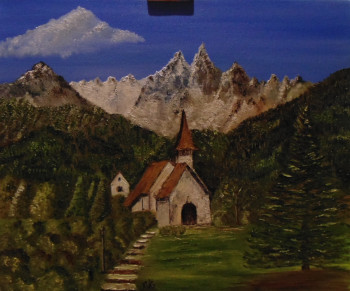 Named contemporary work « Chapelle de chamonix », Made by GALERIEDENAT