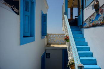 L'ESCALIER BLEU (KARPATHOS) On the ARTactif site