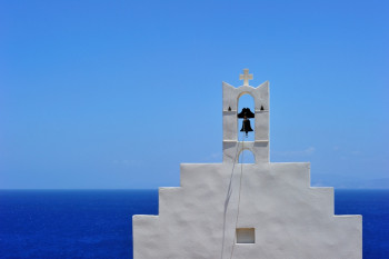 LE CLOCHER ET LA MER ÎLE DE SERIFOS On the ARTactif site