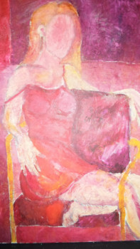 Named contemporary work « Femme à la nuisette », Made by FRED