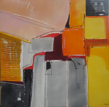 Named contemporary work « EMPREINTE BEAUCERONNE III », Made by MIREILLE MAURY