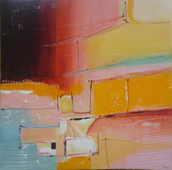 Named contemporary work « EMPREINTE BEAUCERONNE IV », Made by MIREILLE MAURY