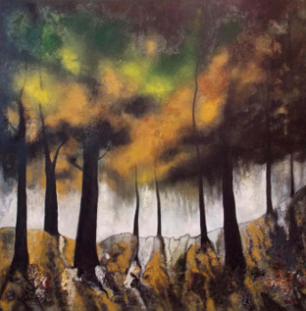 Named contemporary work « Lost in the woods », Made by ISABELLE AMANTE