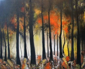 Named contemporary work « The forbidden woods », Made by ISABELLE AMANTE