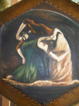 Named contemporary work « Les danseurs », Made by CHRISTINE BIDALET