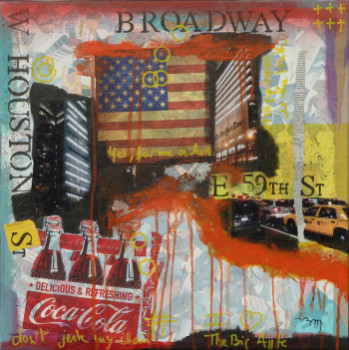 Named contemporary work « Made in New York », Made by BONNEAU-MARRON