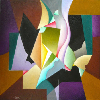 Named contemporary work « Mars en fleurs », Made by BERNARD PIERRE