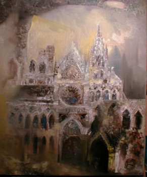 Named contemporary work « Cathedrale », Made by OXANA ZAIKA