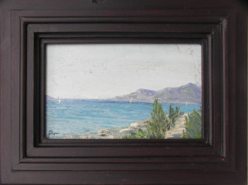 Named contemporary work « Golfe de st Florent », Made by ASCOPA