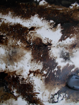 Named contemporary work « Encre - brou de noix (4a) », Made by MARTINE MOREAU