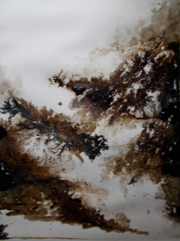 Named contemporary work « Encre de chine -brou de noix (7a) », Made by MARTINE MOREAU