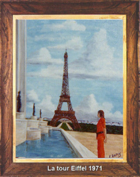 Named contemporary work « La Tour Eiffel 1970 », Made by EMILE RAMIS