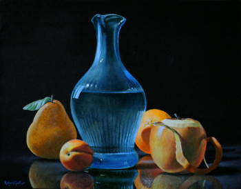 Named contemporary work « LE VASE BLEU 2 », Made by GAUTIER