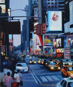 New York "Broadway de nuit" On the ARTactif site