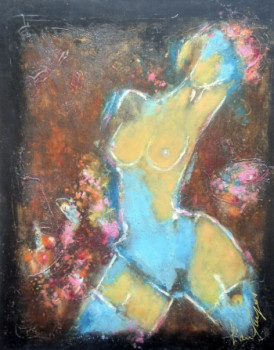 Named contemporary work « Divine », Made by LAURE MARY