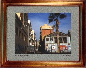 Named contemporary work « Catalogne sud, La Barceloneta 2000 », Made by EMILE RAMIS