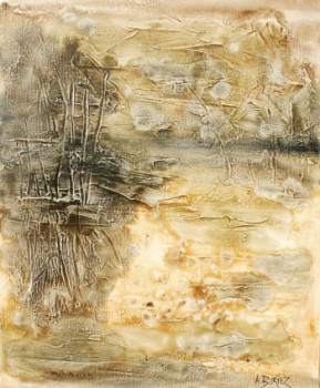 Named contemporary work « Crépuscule marécageux », Made by ALBUR