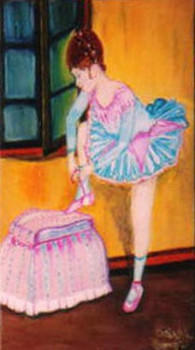 Named contemporary work « La peitite danseuse », Made by KHORRY66