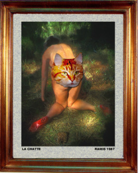 Named contemporary work « 1987 La chatte », Made by EMILE RAMIS