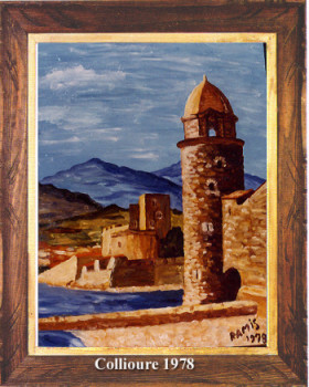 Named contemporary work « Collioure 1978 », Made by EMILE RAMIS