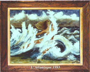 Named contemporary work « L'Atlantique 1983 », Made by EMILE RAMIS