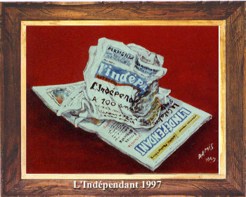 Journal L'Indépendant 1997 On the ARTactif site