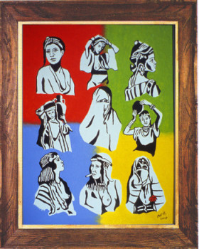 Named contemporary work « Femmes d'Afrique du nord 2009 », Made by EMILE RAMIS